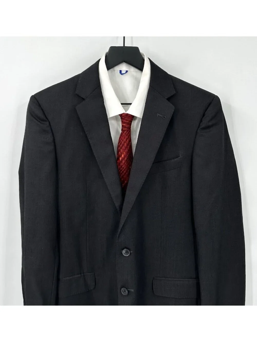 JOSEPH ABBOUD extreme slim fit jacket blazer gray 38L 100% wool business office